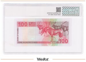 100 Долларов ND (1993) Намибия PG 68+ UNC